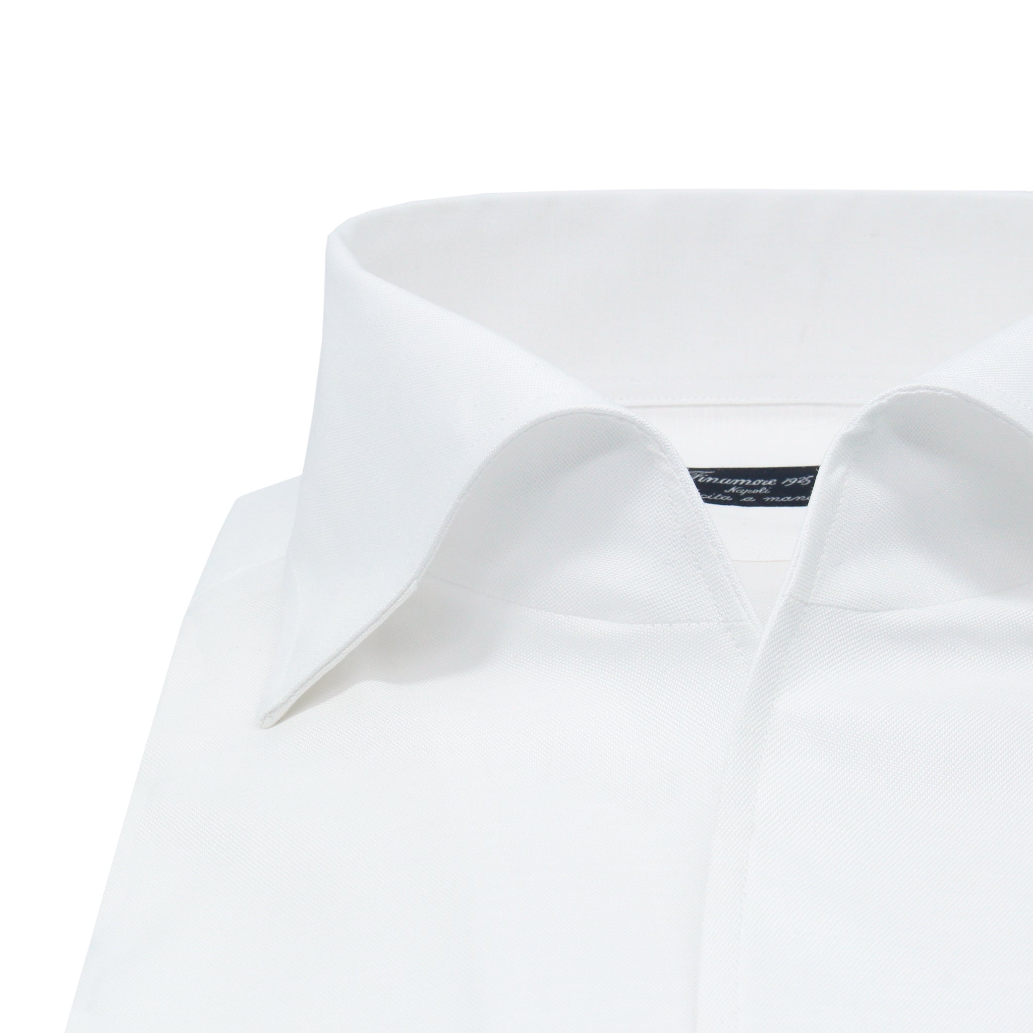 Regular Napoli shirt in linen and cotton, ustica collar. Carlo Riva fabric