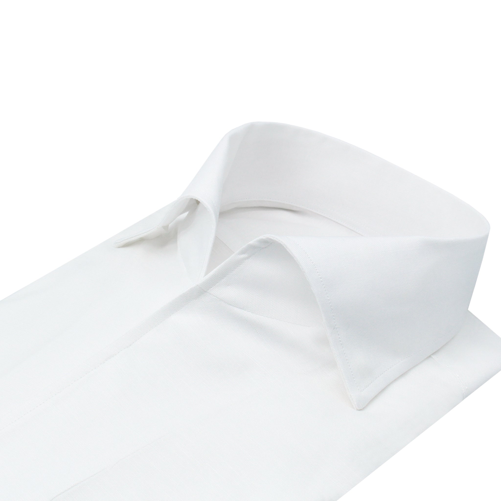 Regular Napoli shirt in linen and cotton, ustica collar. Carlo Riva fabric