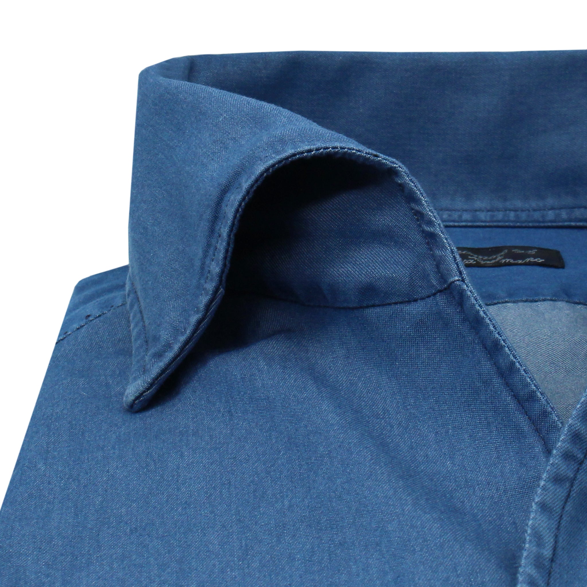 NAPOLI classic regular cotton shirt with Ustica collar
