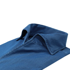 NAPOLI classic regular cotton shirt with Ustica collar