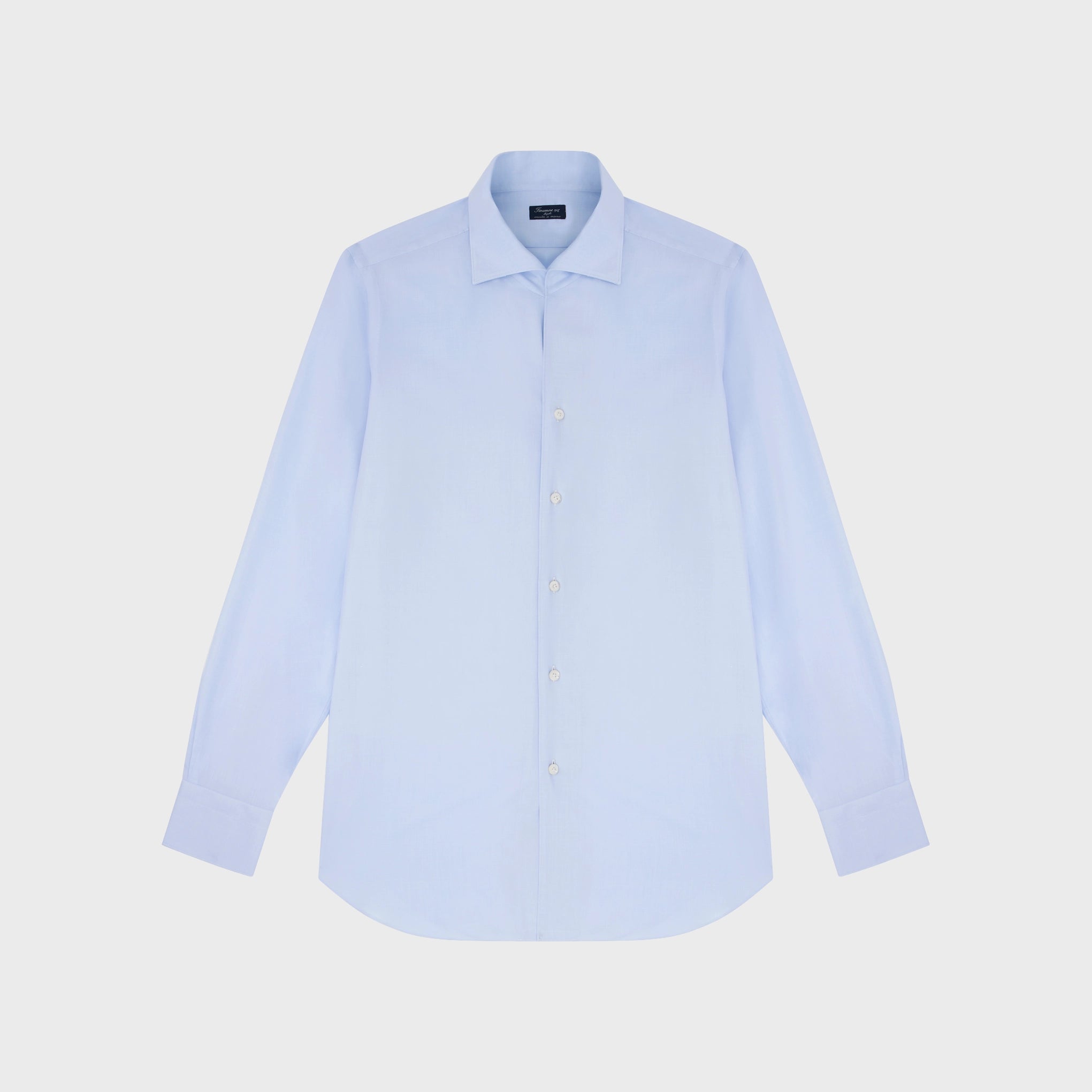 Napoli shirt regular fit cotton twill 120/2 Ustica shawl collar