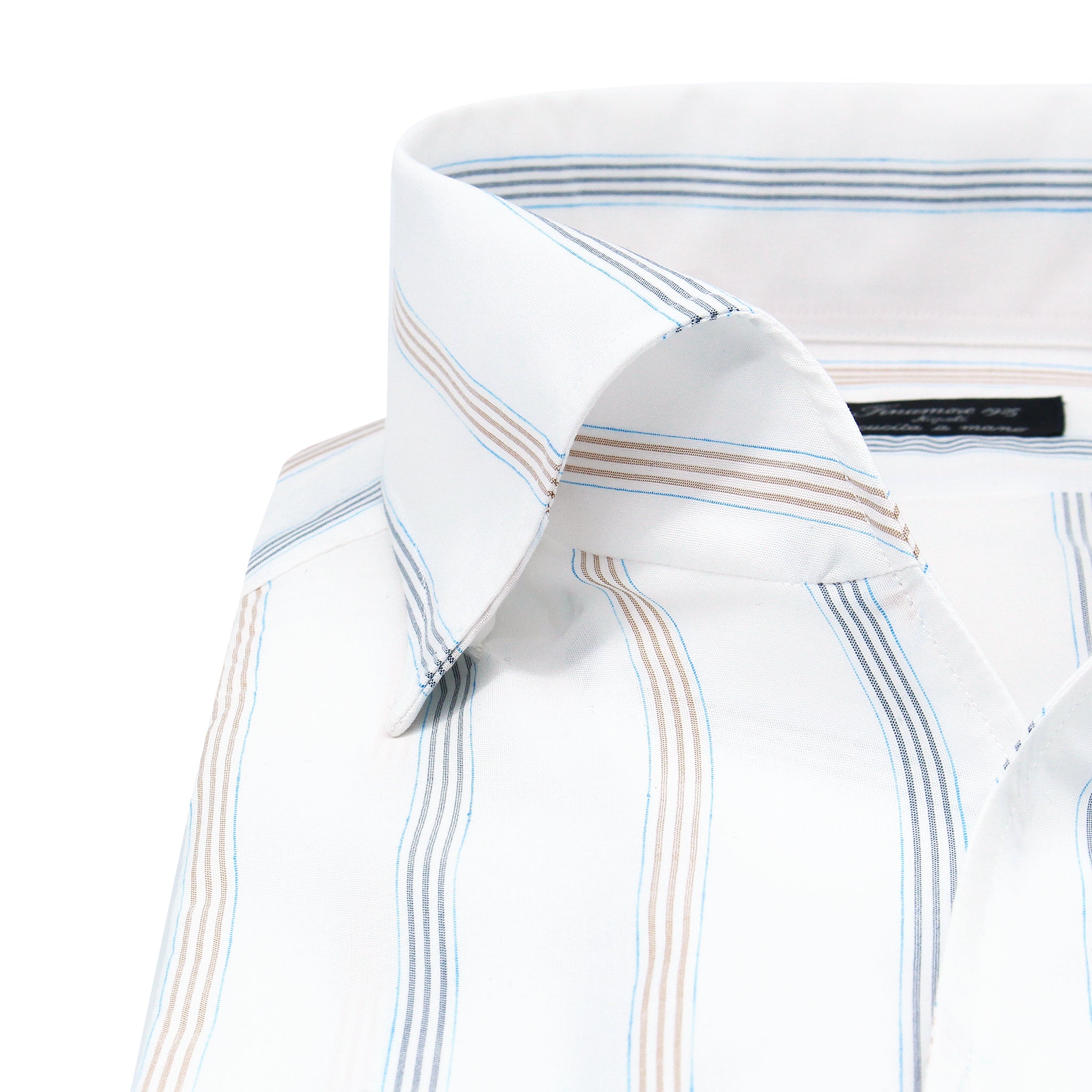 Camicia classica Napoli regolare con collo ustica. Tessuto Carlo Riva