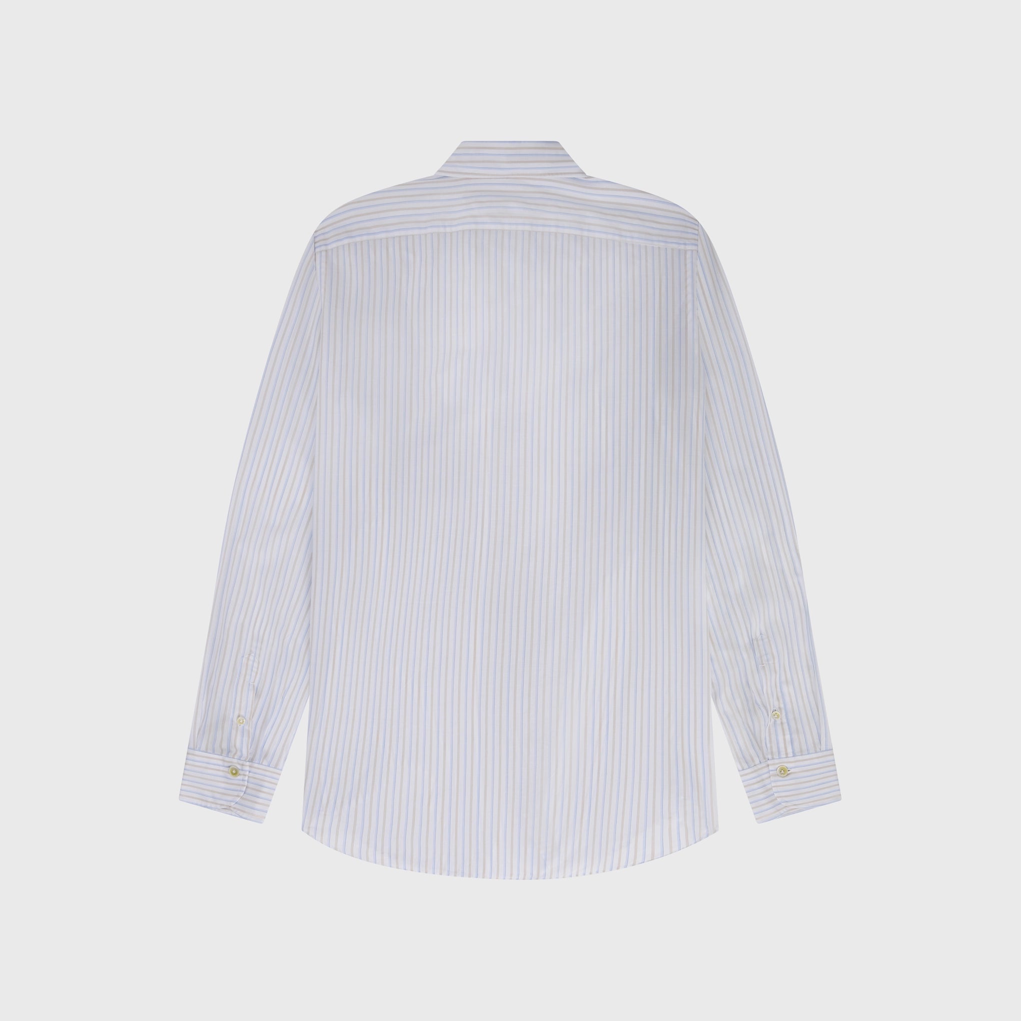 Napoli shirt regular fit cotton 180/2 zephyr stripe enzymed Zante collar