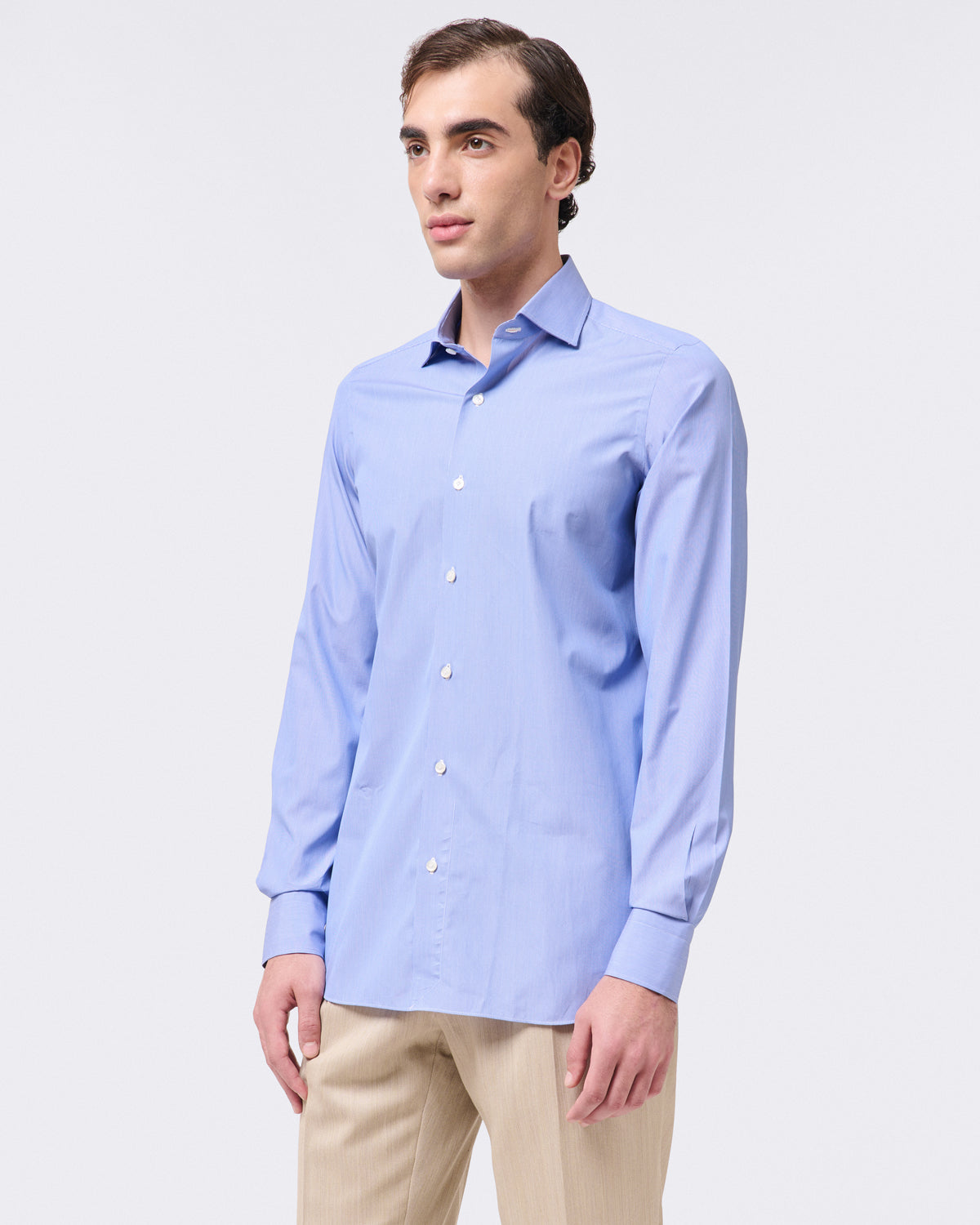 Napoli 170 a 2 classic regular fit striped shirt No arriccio Finamore