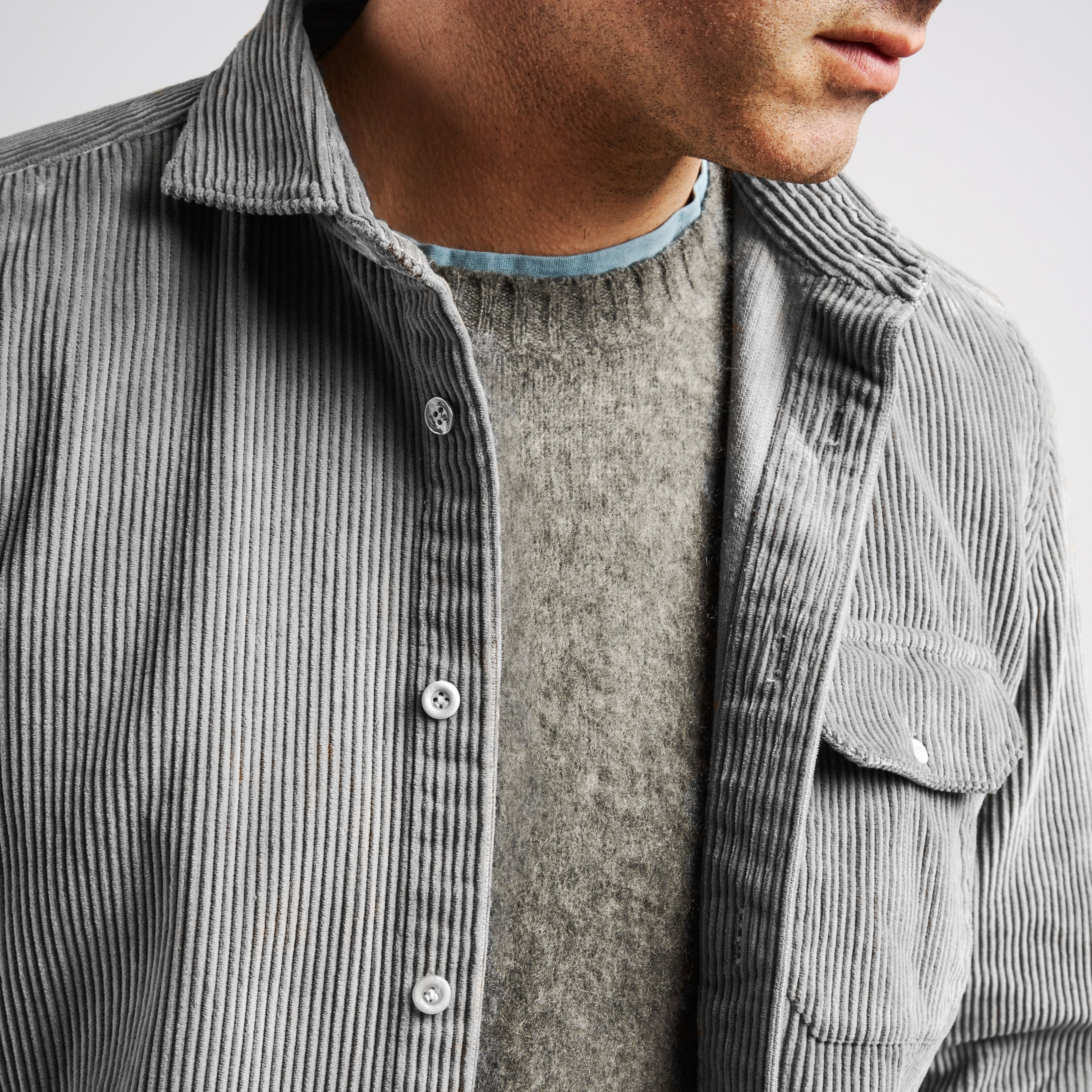 Madison Overshirt with front pocket, various colours