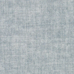 Hand finished single colour wool pocket square. Light gray