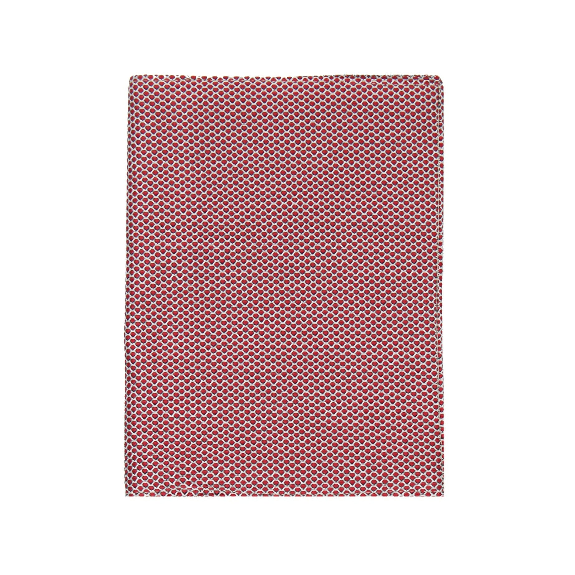 Silk document holder dark and light red pattern