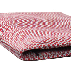 Silk document holder dark and light red pattern