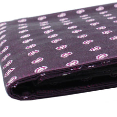 Silk document holder purple background and light purple drop