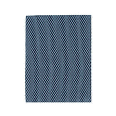 Silk document holder light and dark blue pattern