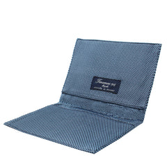 Silk document holder light and dark blue pattern