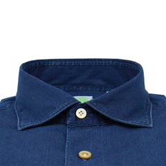 Tokyo slim fit cotton and silk sports shirt