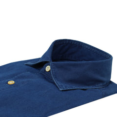 Tokyo slim fit cotton and silk sports shirt