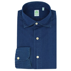 Tokyo slim fit cotton and silk sports shirt