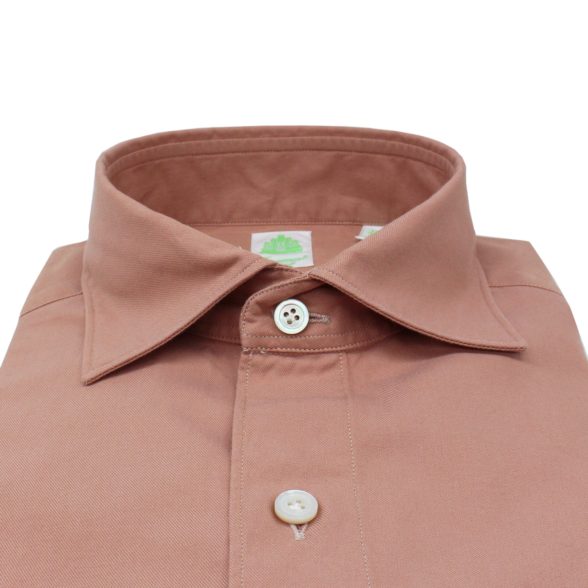 Camicia sportiva Tokyo slim fit in lino collo mezzo francese
