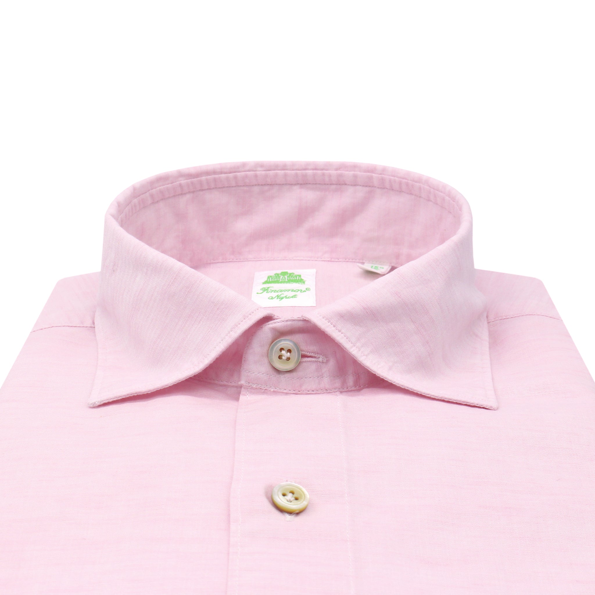 Tokyo sport shirt in pink linen and cotton