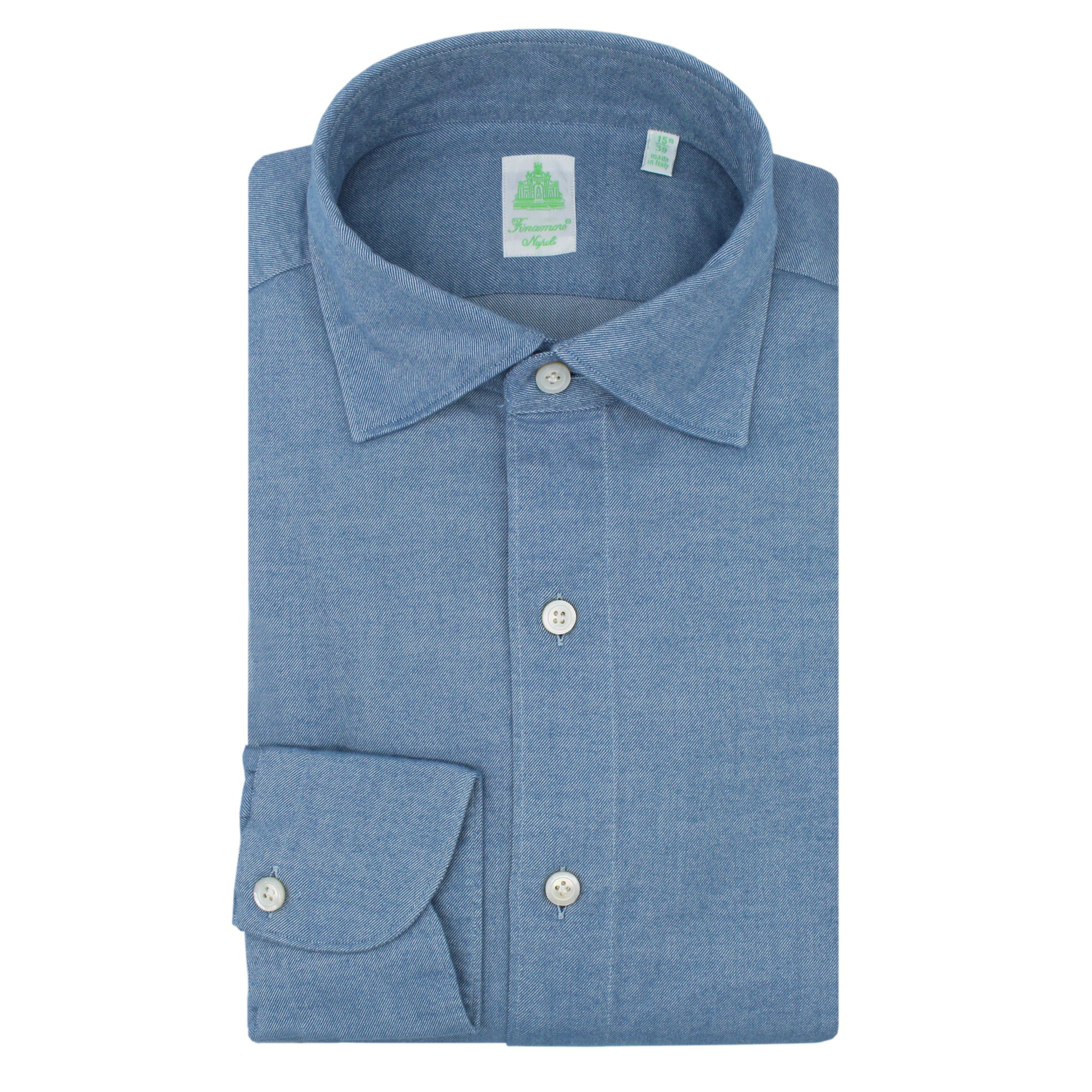 Camicia sportiva Tokyo in twill di cotone rosso o grigio