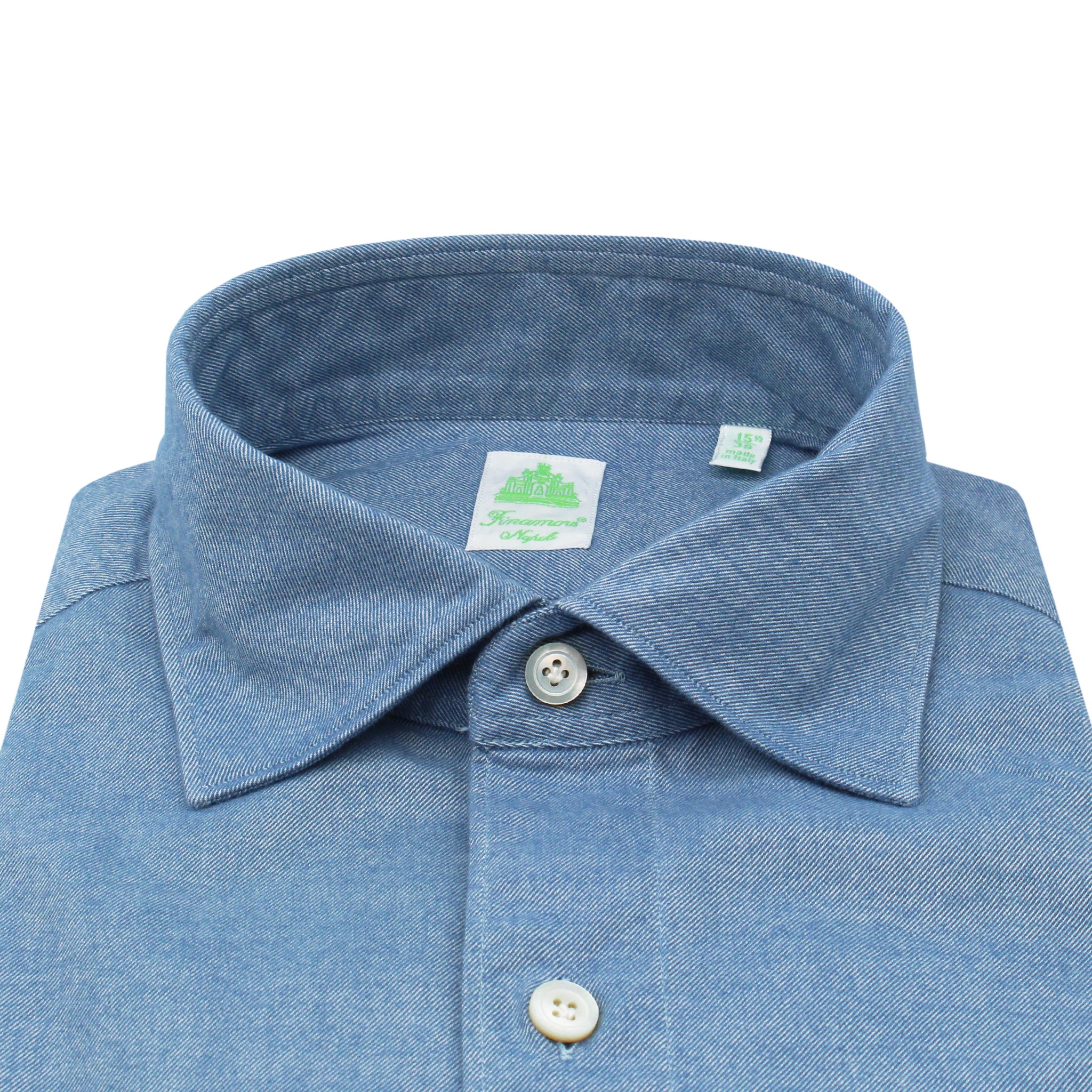 Camicia sportiva Tokyo in twill di cotone rosso o grigio