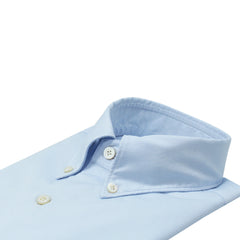 Tokyo slim shirt in light blue cotton button down collar