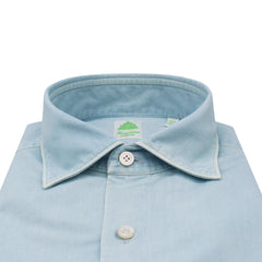 Tokyo sport shirt in super bleach cotton denim