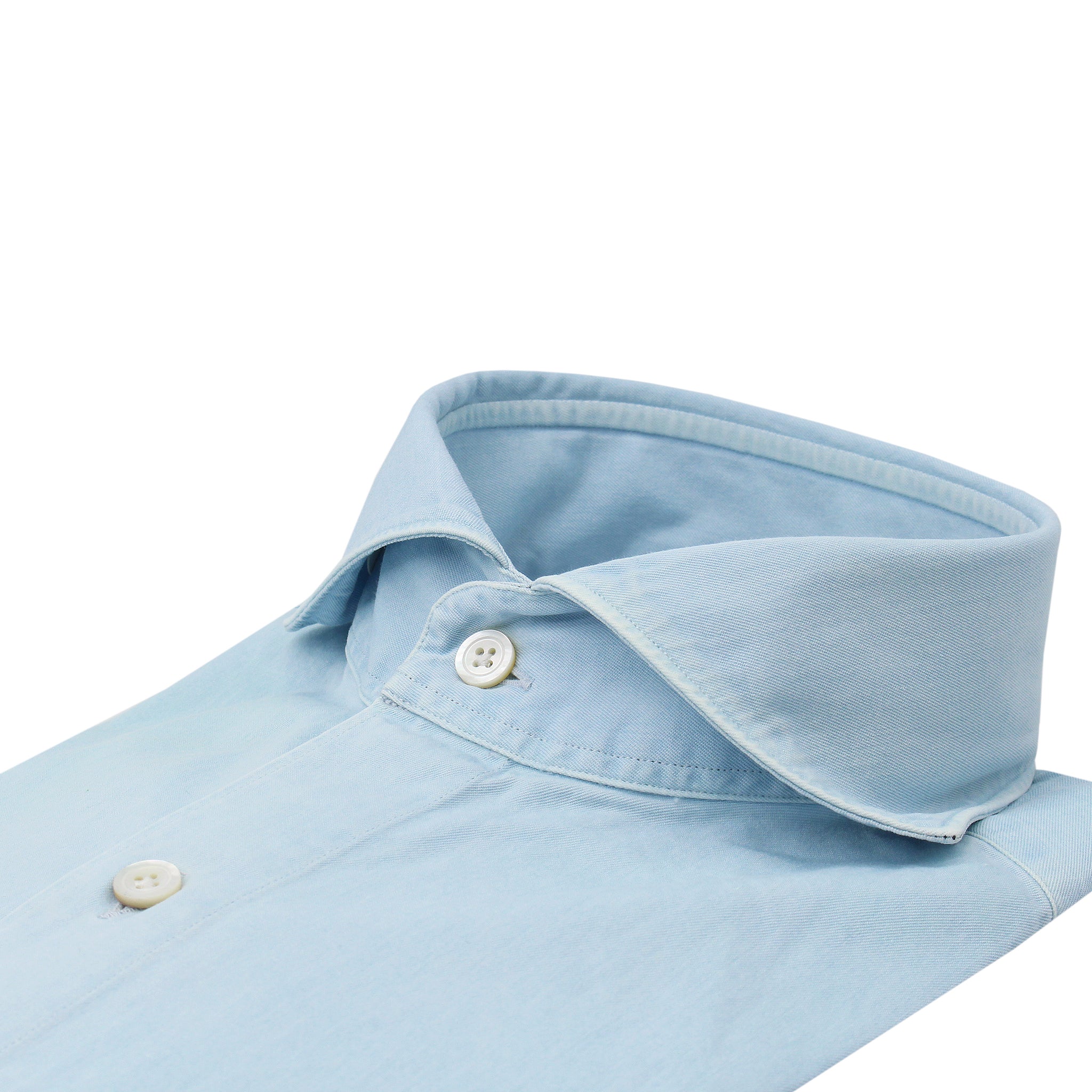 Camicia Tokyo slim in denim con trattamento Super Bleach