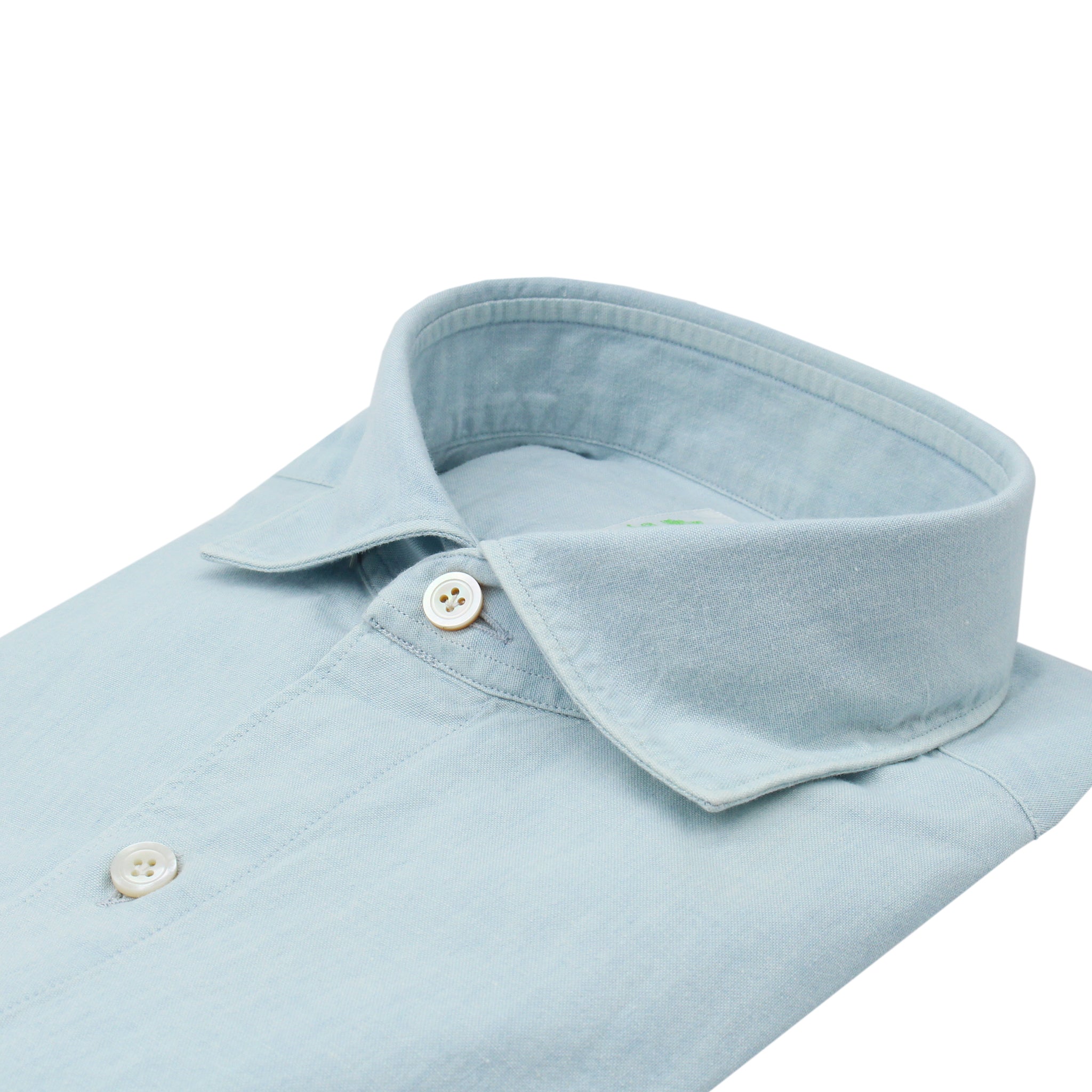 Camicia sportiva Tokyo slim fit in cotone azzurro