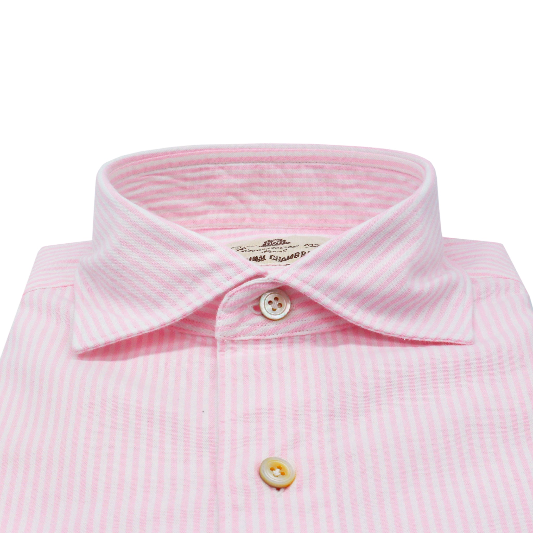 Camicia sportiva Tokyo chambray rigata beige
