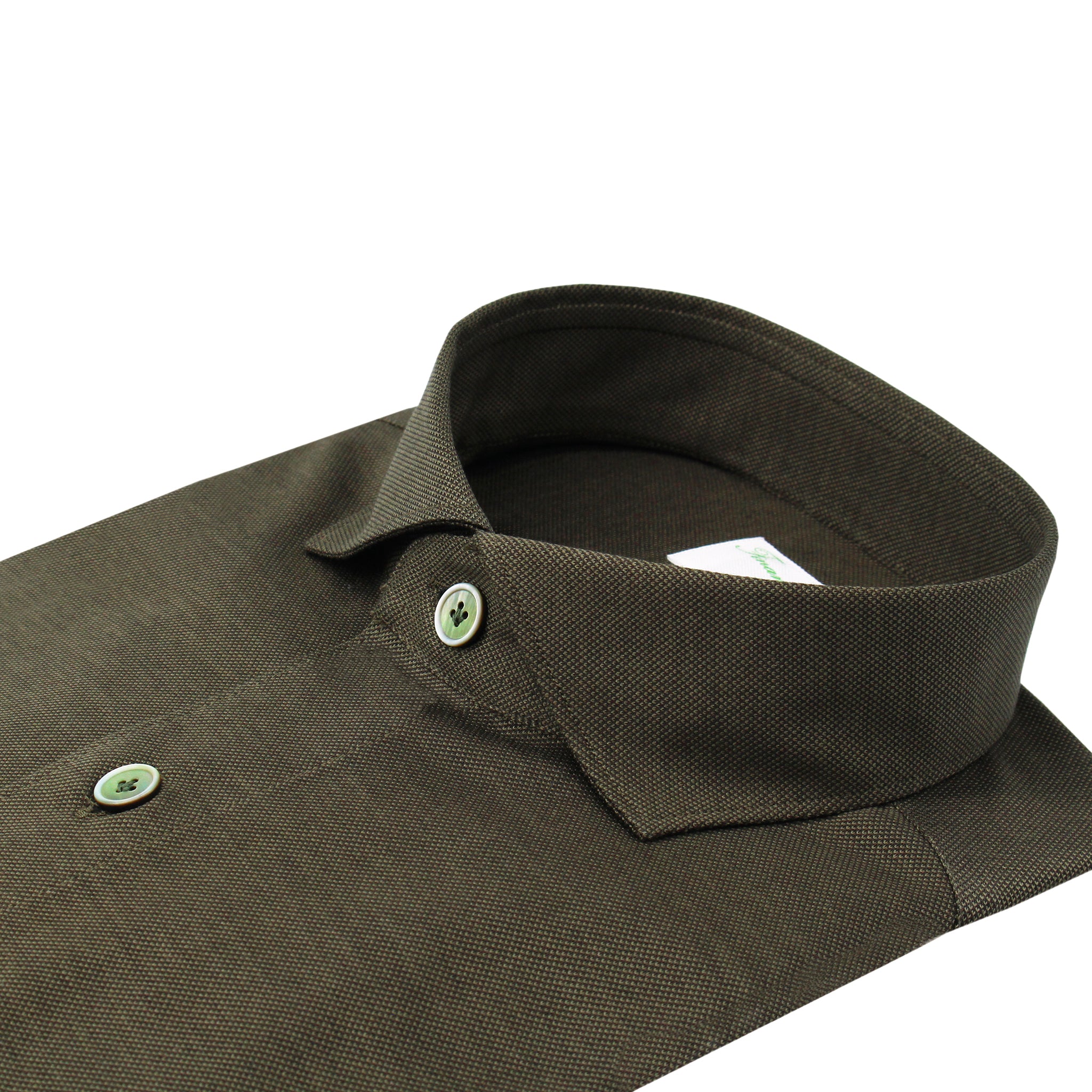 Toronto shirt in dark green cotton jersey
