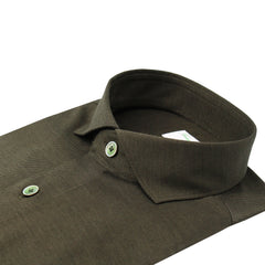 Toronto shirt in dark green cotton jersey