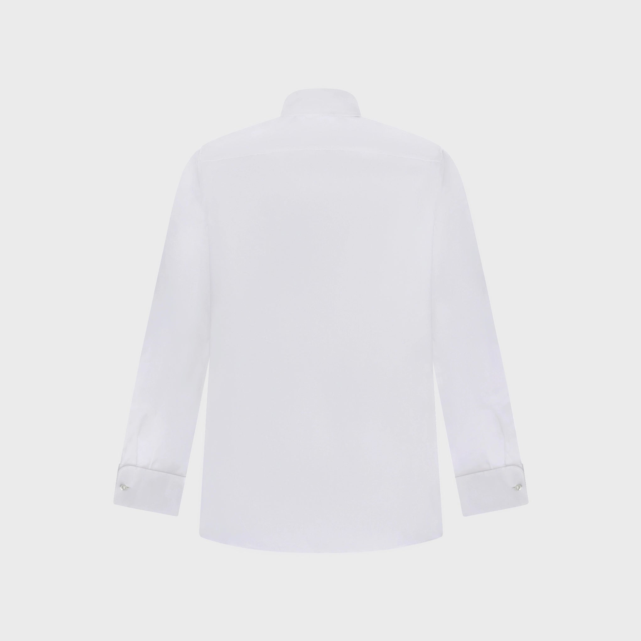 Camicia Classica Tuxedo Napoli con polso gemello e pettorina rigata