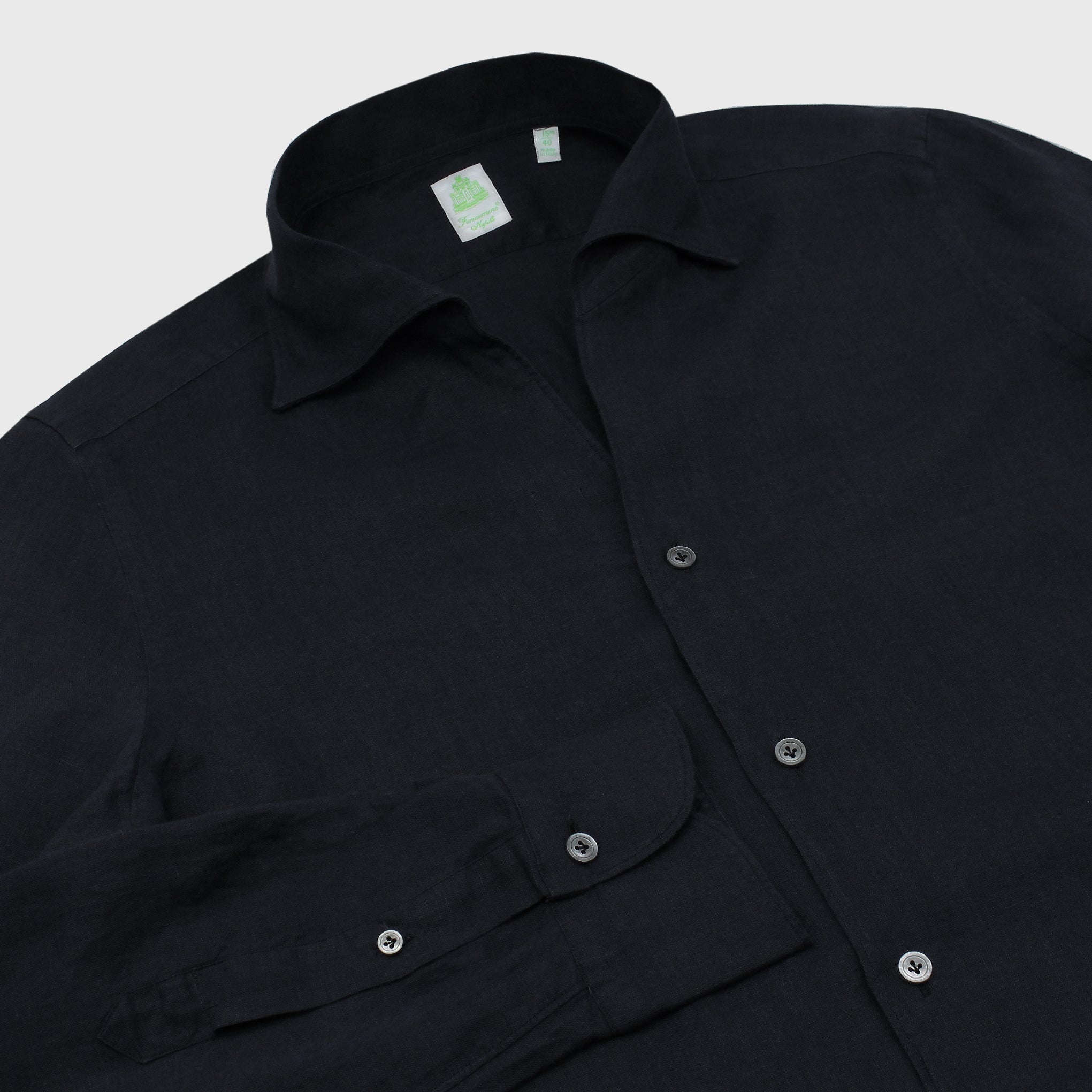 Ustica sport shirt slim fit linen Ustica collar