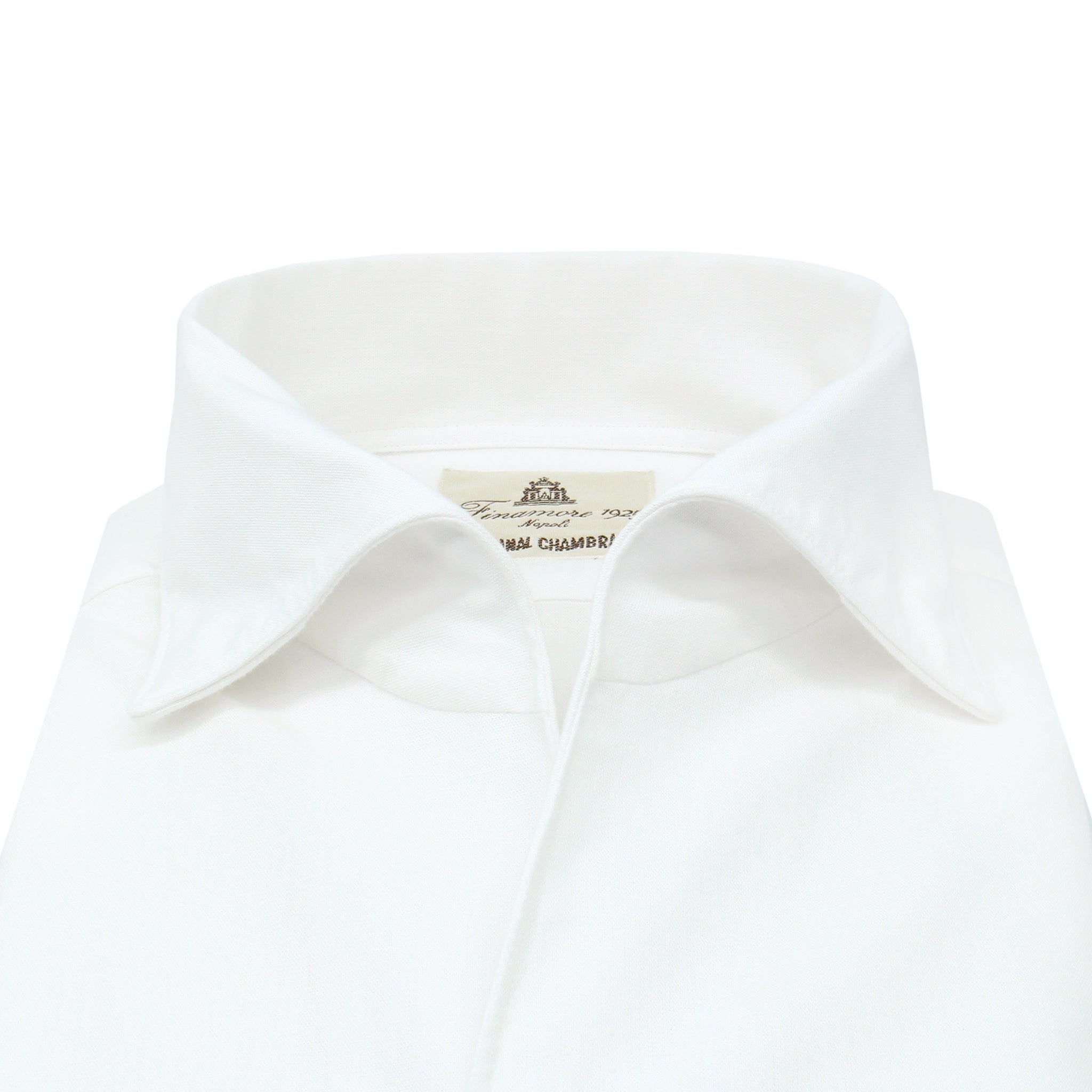 Camicia sportiva Tokyo  in cotone bianco con collo ustica