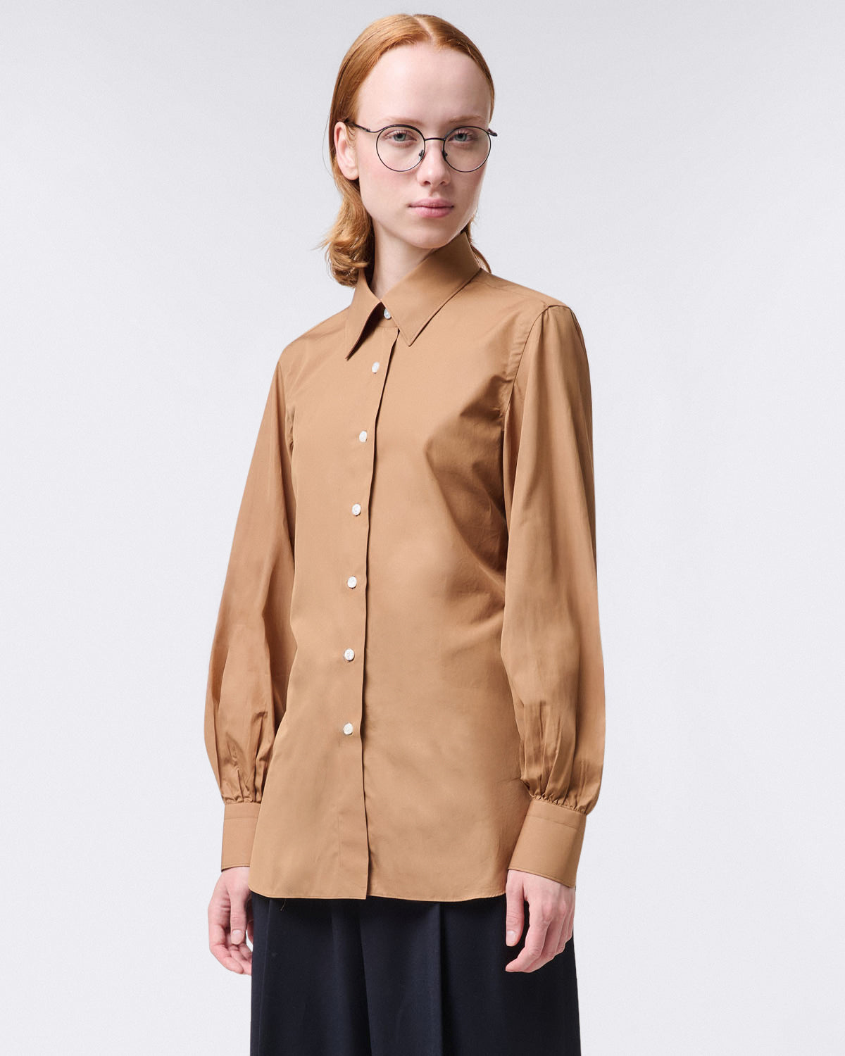 Vanessa women's shirt in 170 double twisted Egyptian Giza 45 cotton