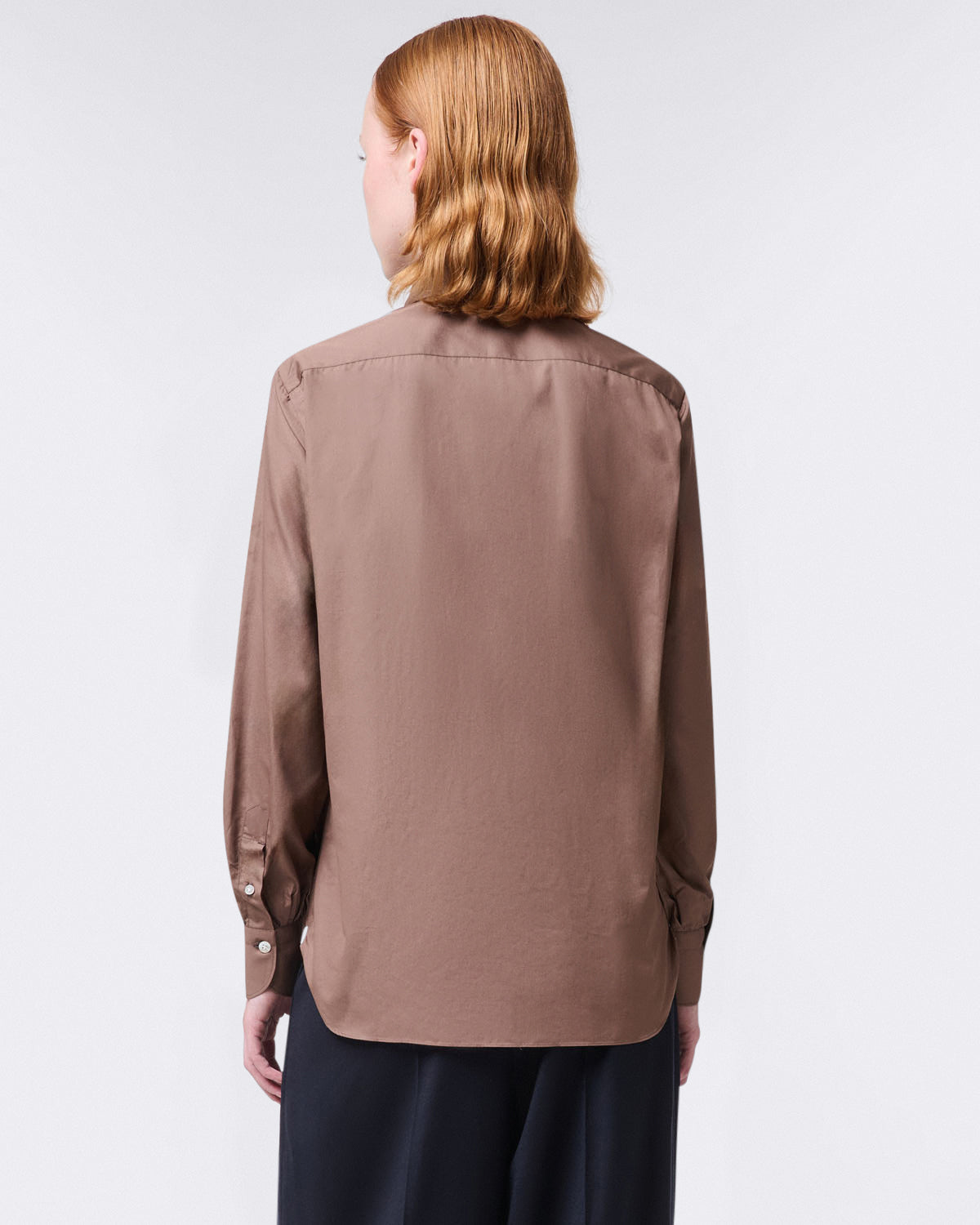 Vanessa women's cotton shirt with puffed cuffs