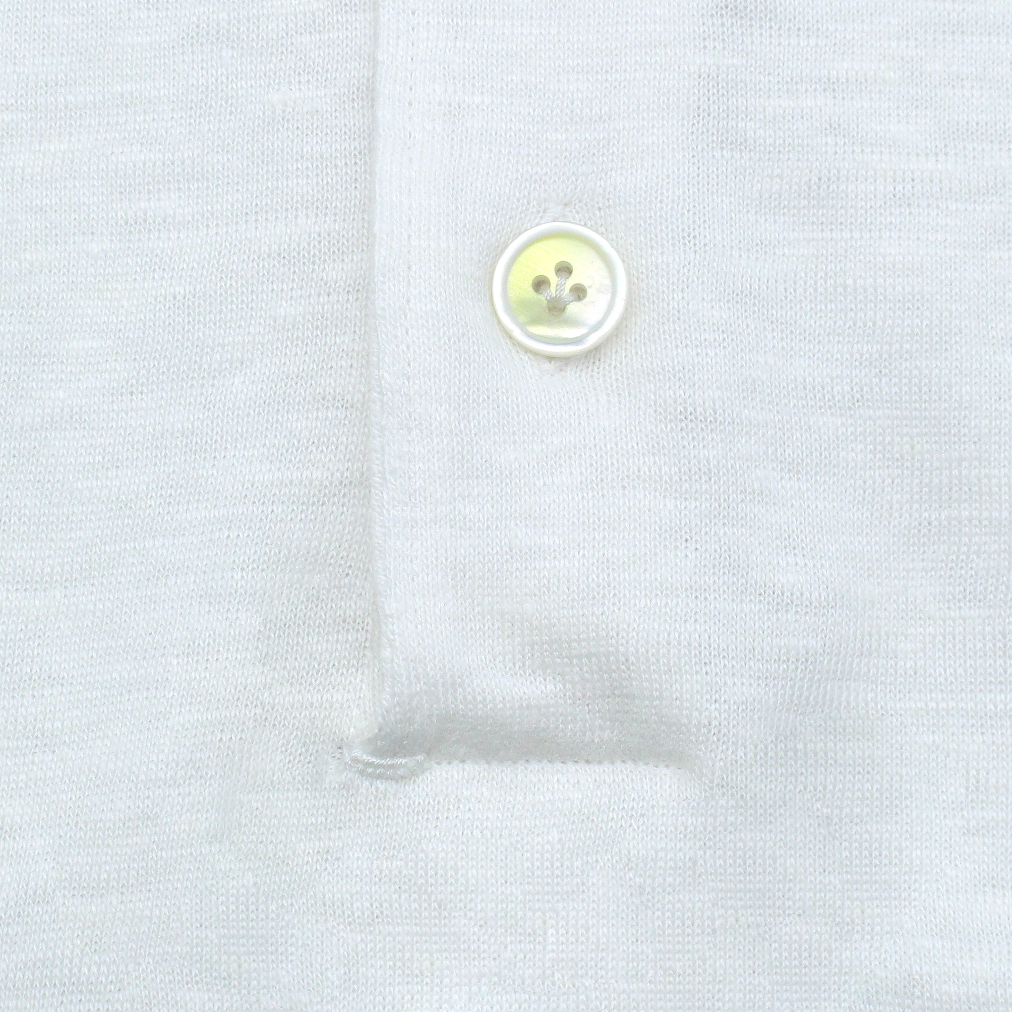 Polo shirt slim fit linen jersey