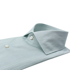 Light blue and purple striped Naples shirt 170 a Due