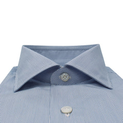 Classic blue micro striped shirt 170 a Due