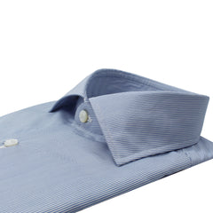 Classic blue micro striped shirt 170 a Due