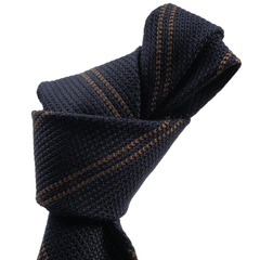 Anversa Cravatta Regimental sfoderata lana e seta rigata vari colori