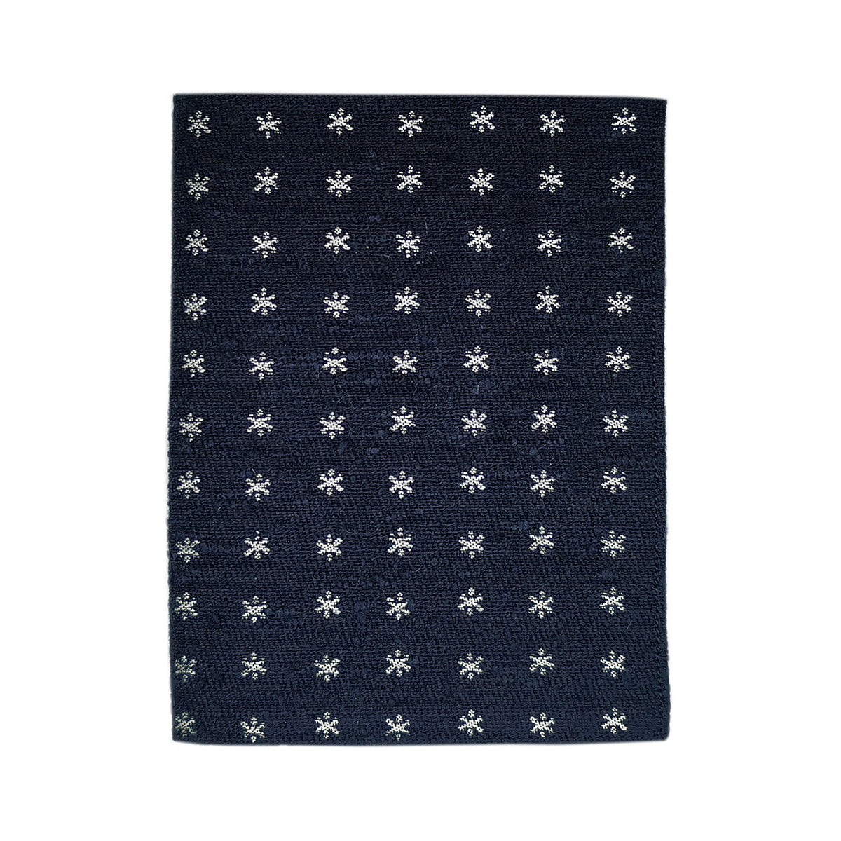 Blue background document holder with white mini decoration. Finamore 1925