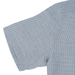White checked Giglio sport shirt with short sleeves