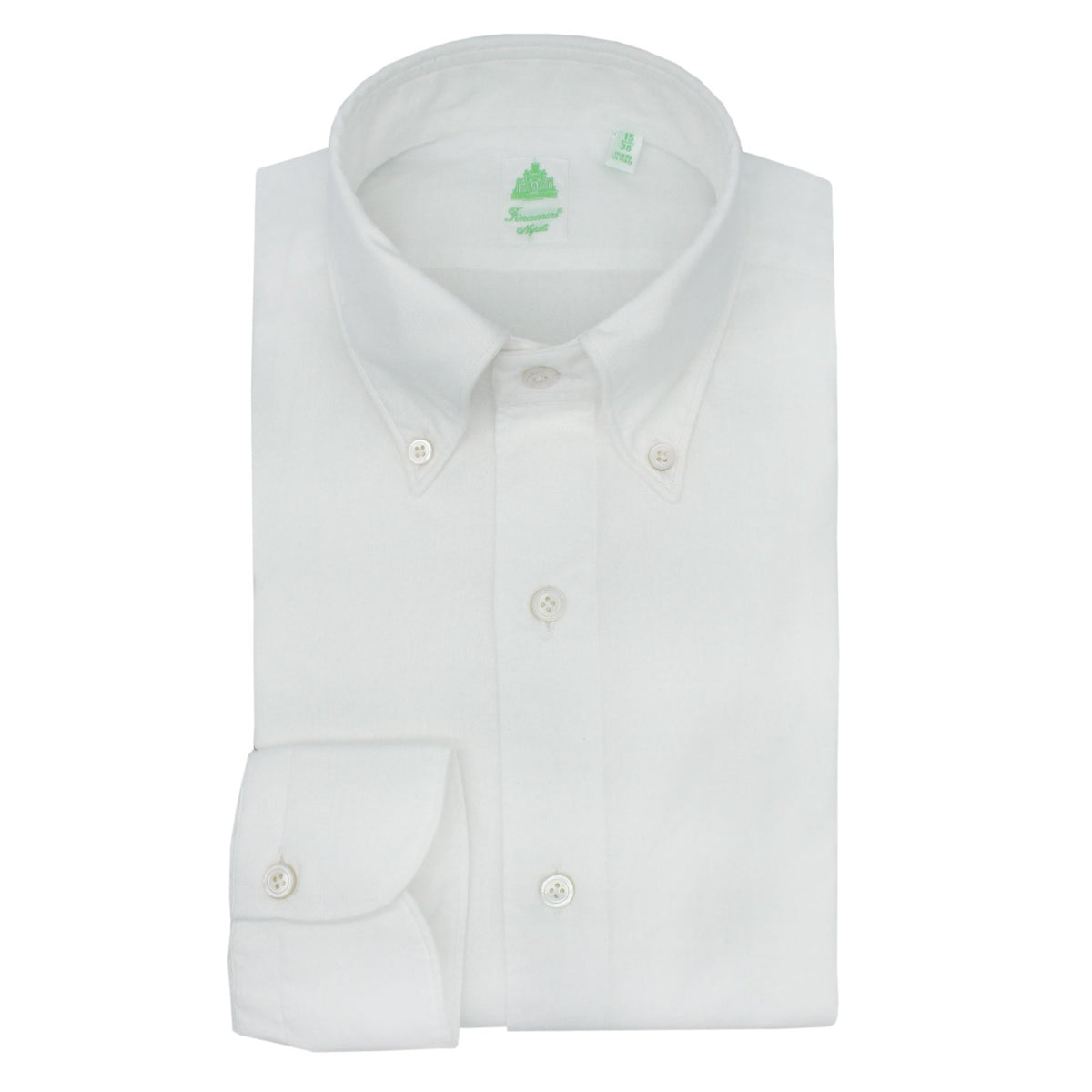 Camicia bianca sportiva Gaeta con collo button down