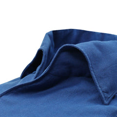 Camicia sportiva Gaeta dalla vestibilità regolare. Collo Ustica effetto spigato