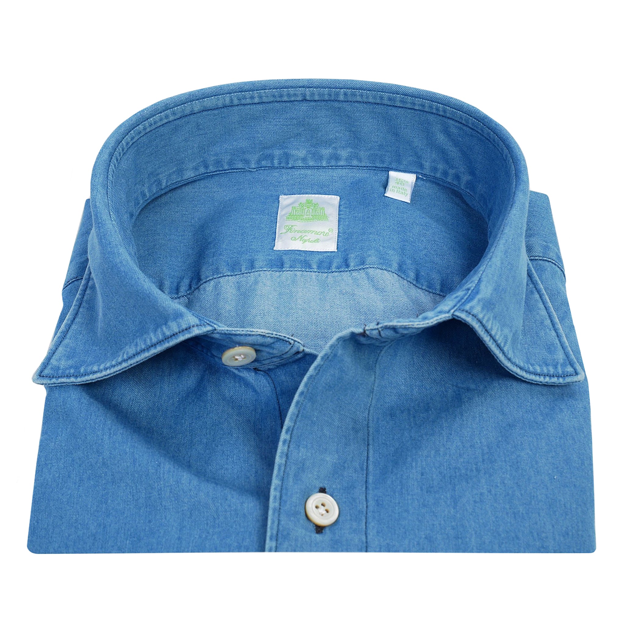 Gaeta Camicia sportiva regular fit Denim chiaro o scuro