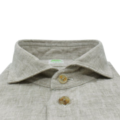 Madison slim fit linen sport shirt with pocket