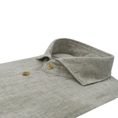 Madison slim fit linen sport shirt with pocket