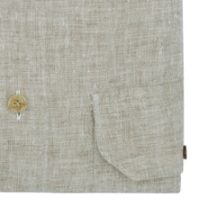 Madison slim fit linen sport shirt with pocket