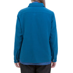 Camicia da donna Ivana in pura lana vergine con bottoni smaltati