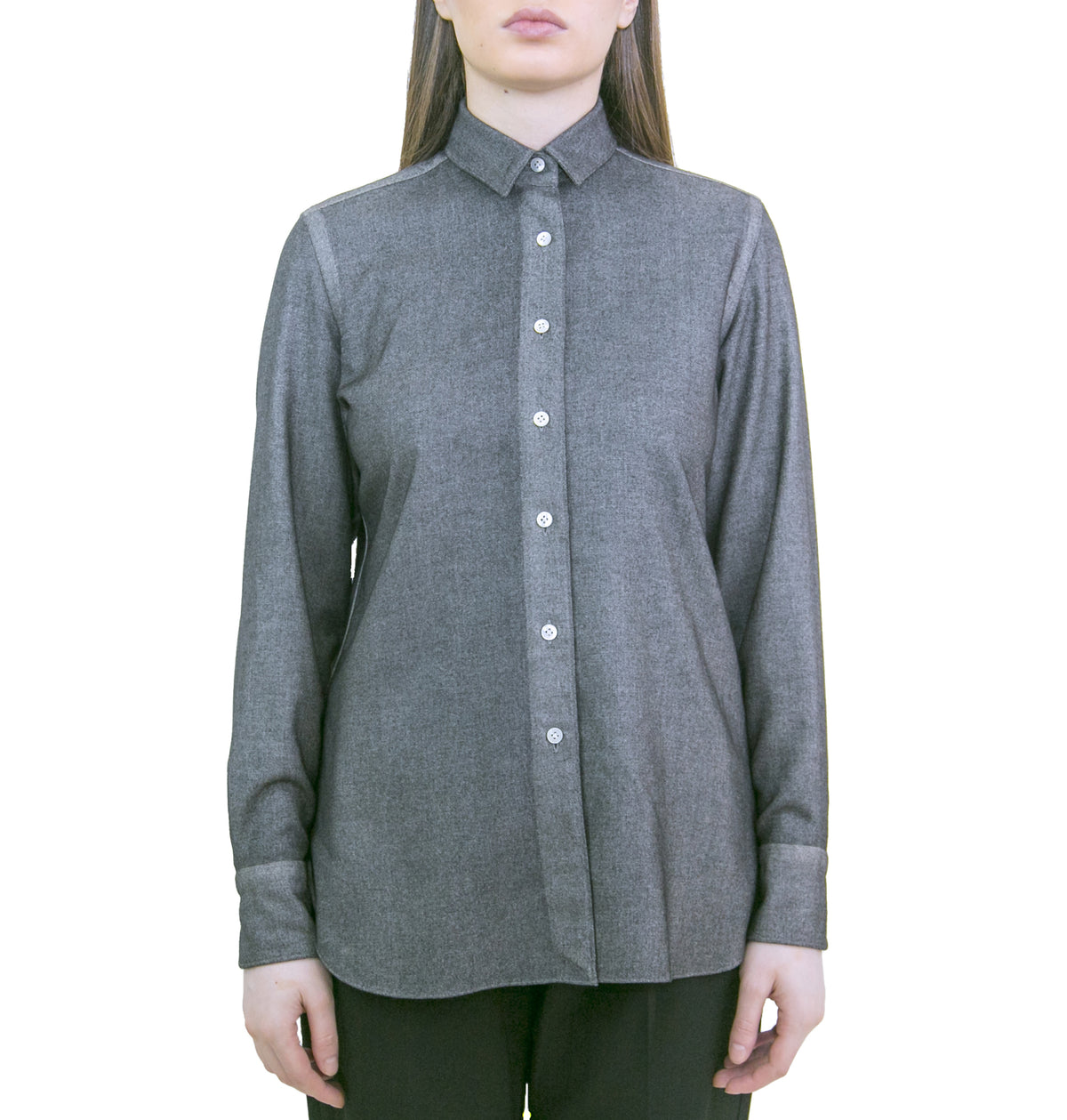 Ivana women's cashmere blend shirt. Finamore 1925