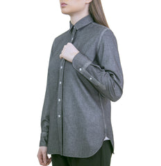 Camicia da donna Ivana in misto cashmere polso tondo